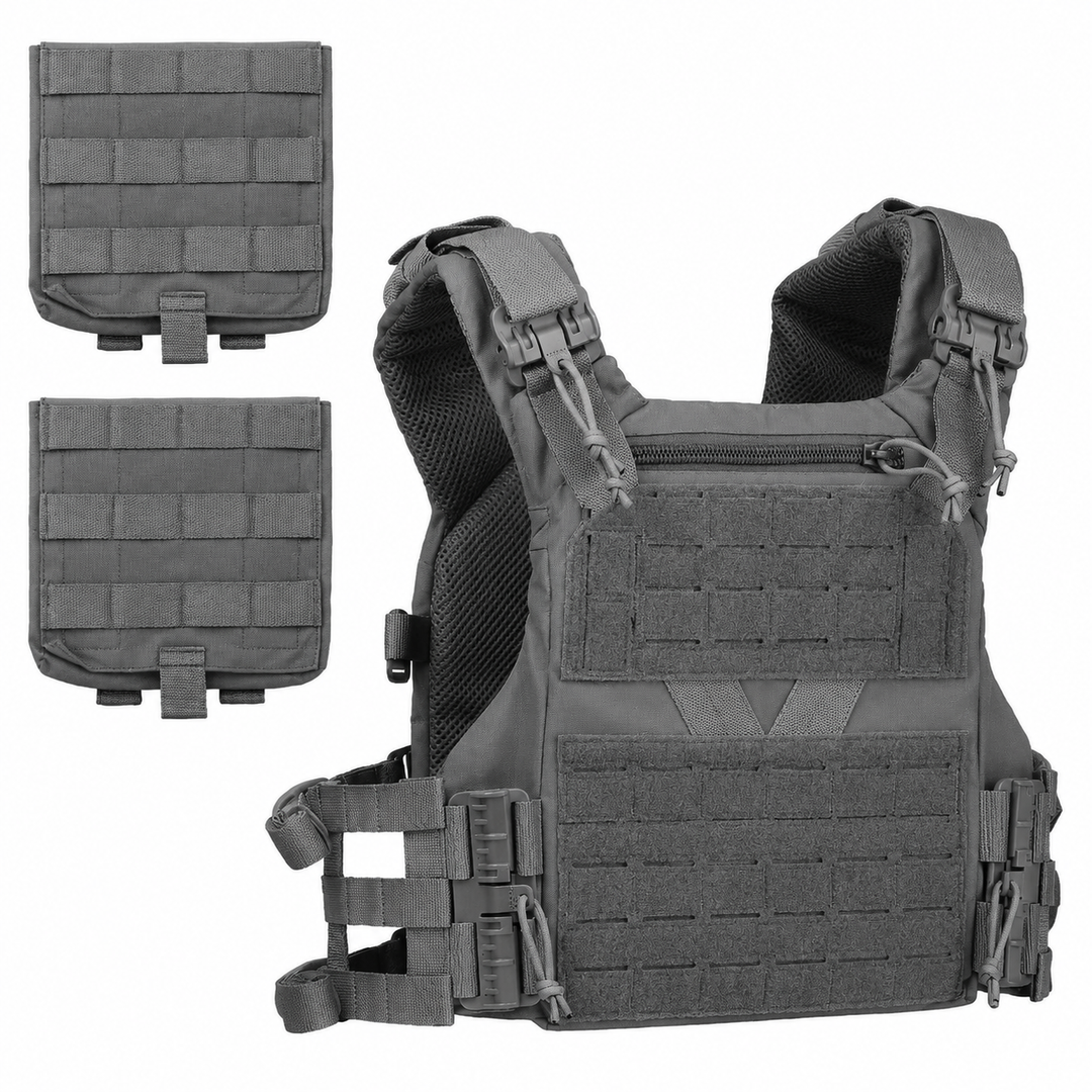 Premium Tactical Plate Carrier Vest K19 MOLLE Hunting Vest Quick Release Adjustable Cummerbund Airsoft Combat Gear SAPI ESAPI Compatible Vest