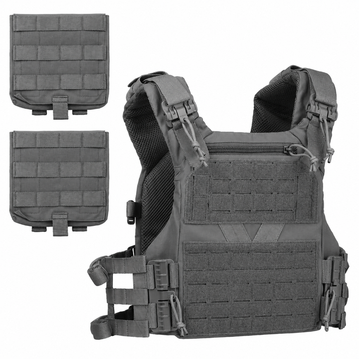 Premium Tactical Plate Carrier Vest K19 MOLLE Hunting Vest Quick Release Adjustable Cummerbund Airsoft Combat Gear SAPI ESAPI Compatible Vest