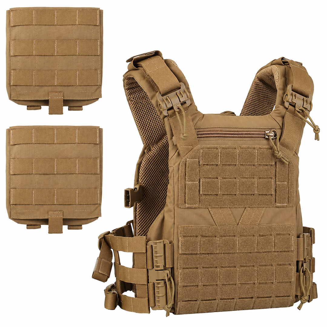 Premium Tactical Plate Carrier Vest K19 MOLLE Hunting Vest Quick Release Adjustable Cummerbund Airsoft Combat Gear SAPI ESAPI Compatible Vest