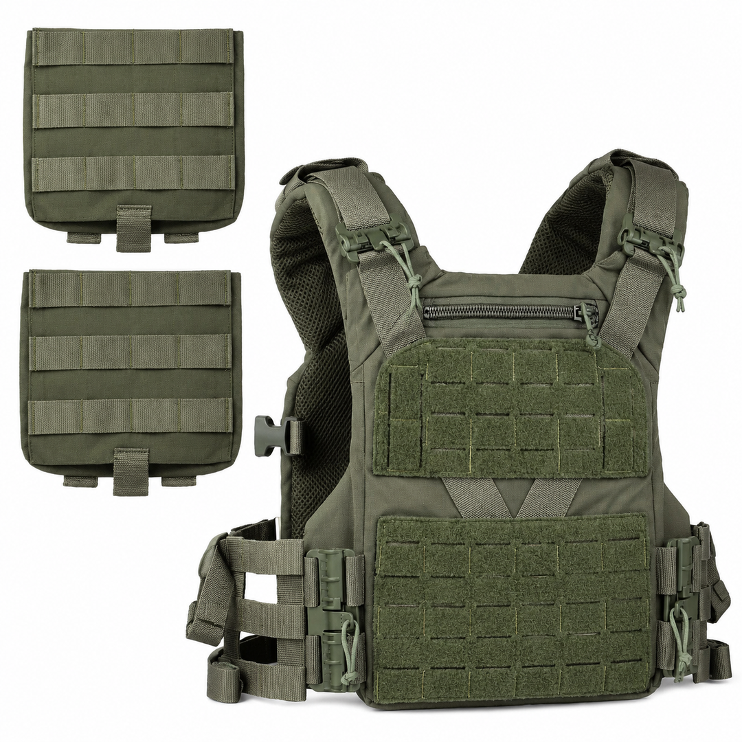 Premium Tactical Plate Carrier Vest K19 MOLLE Hunting Vest Quick Release Adjustable Cummerbund Airsoft Combat Gear SAPI ESAPI Compatible Vest