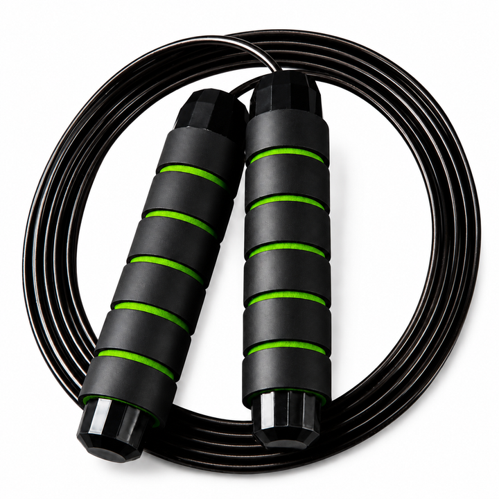 Premium Tangle-Free Jump Rope Adjustable 3m Speed Skipping Rope Ball Bearings Steel Wire PVC Coated Non Slip EVA Handles Gym Cardio Boxing Fitness