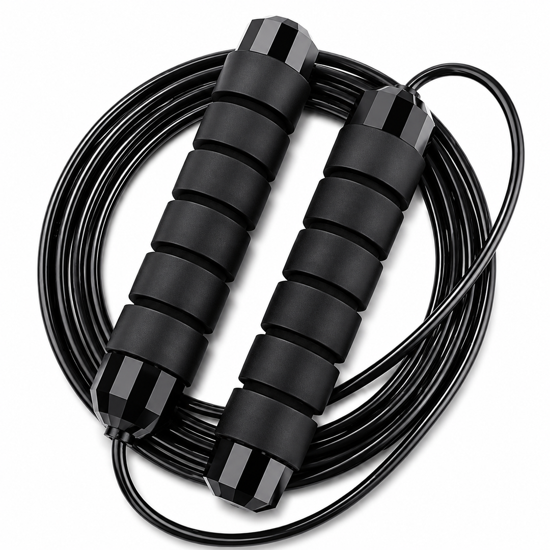 Premium Tangle-Free Jump Rope Adjustable 3m Speed Skipping Rope Ball Bearings Steel Wire PVC Coated Non Slip EVA Handles Gym Cardio Boxing Fitness