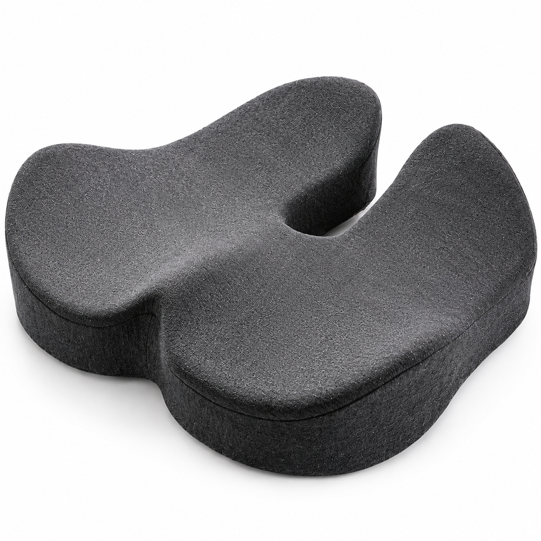 Premium Thick Memory Foam Seat Cushion Office Chair Cushion Long Sitting Coccyx Support Hip Support Tailbone Relief Ergonomic Chair Pad Home Car Use