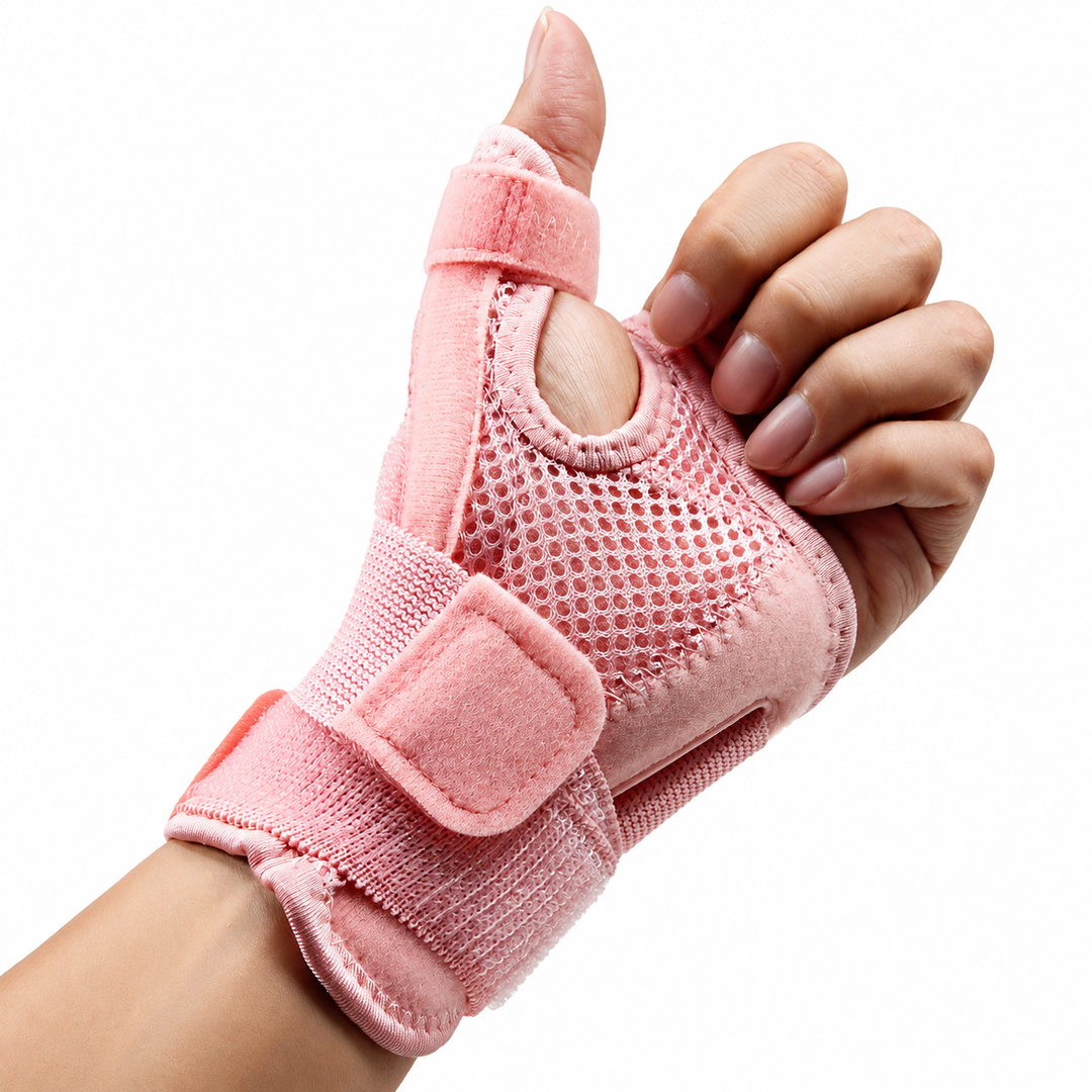 Premium Thumb Support Brace Compression Sleeve Wrist Support Breathable Adjustable Hand Support for Sports Work Daily Use 2 Pack