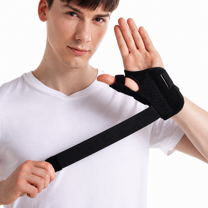 Premium Thumb Support Brace Compression Sleeve Wrist Support Breathable Adjustable Hand Support for Sports Work Daily Use 2 Pack
