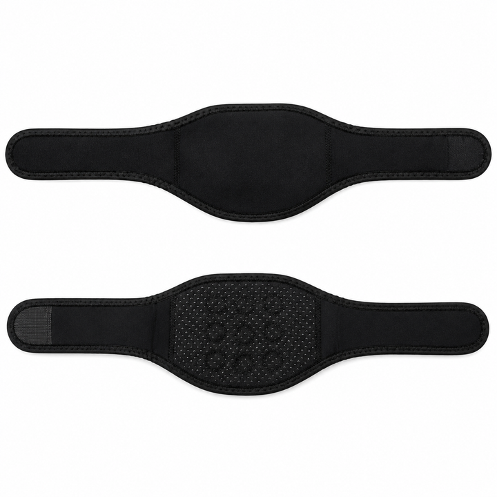 Premium Tourmaline Magnetic Neck Support Belt Self Heating Infrared Style Wrap Neck &amp; Upper Back Comfort Adjustable Pain Relief Support Strap Breathable