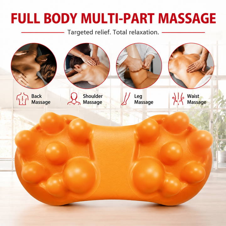Premium Trigger Point Massager Tool Deep Tissue Massage Tool Back Hip Glute Psoas Release Body Massage Tool Portable Home Gym Travel Daily Use