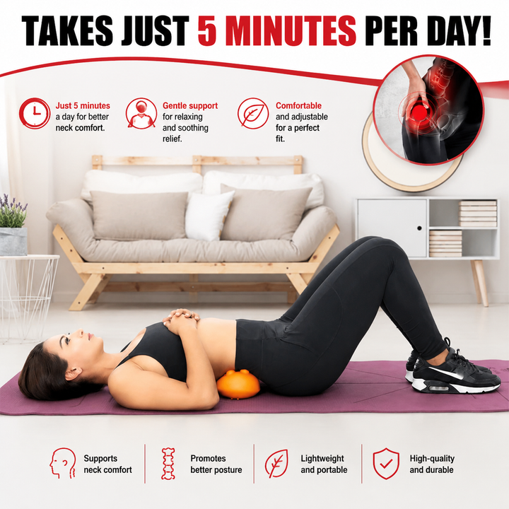 Premium Trigger Point Massager Tool Deep Tissue Massage Tool Back Hip Glute Psoas Release Body Massage Tool Portable Home Gym Travel Daily Use