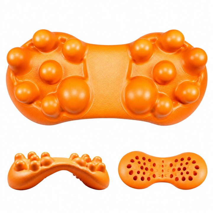 Premium Trigger Point Massager Tool Deep Tissue Muscle Release 14 Nodes Ergonomic Design for Lower Back Glutes Hips Gym Work Daily Use Portable