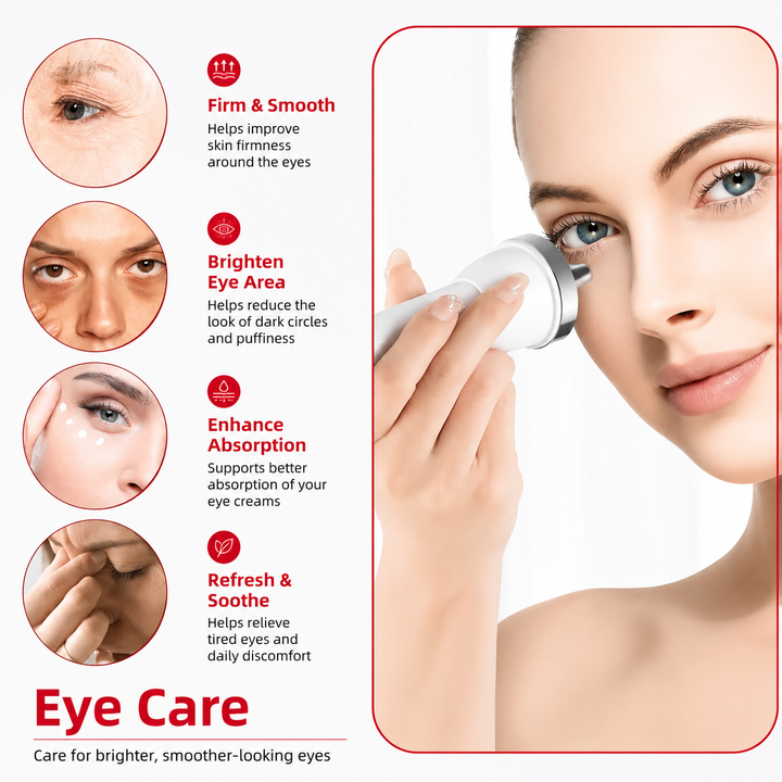 Premium Ultrasonic Beauty Device 1MHz Facial Massager Eye Face Care Machine Portable Skin Care Tool Ultrasonic Facial Massager Home Use Device
