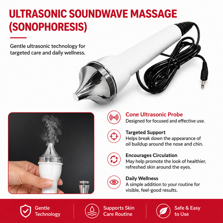 Premium Ultrasonic Beauty Device 1MHz Facial Massager Eye Face Care Machine Portable Skin Care Tool Ultrasonic Facial Massager Home Use Device