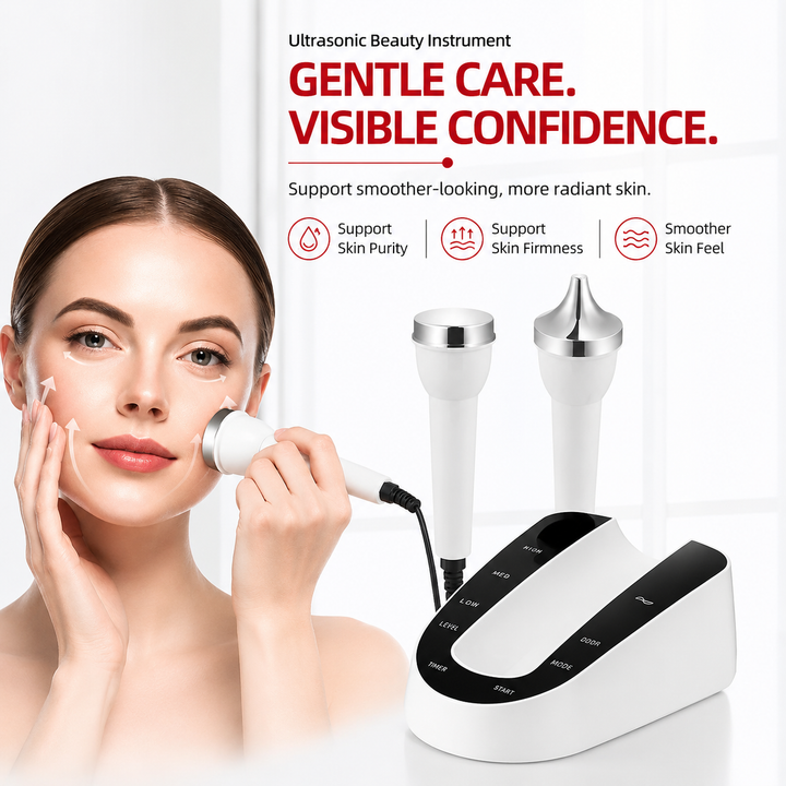 Premium Ultrasonic Beauty Device 1MHz Facial Massager Eye Face Care Machine Portable Skin Care Tool Ultrasonic Facial Massager Home Use Device