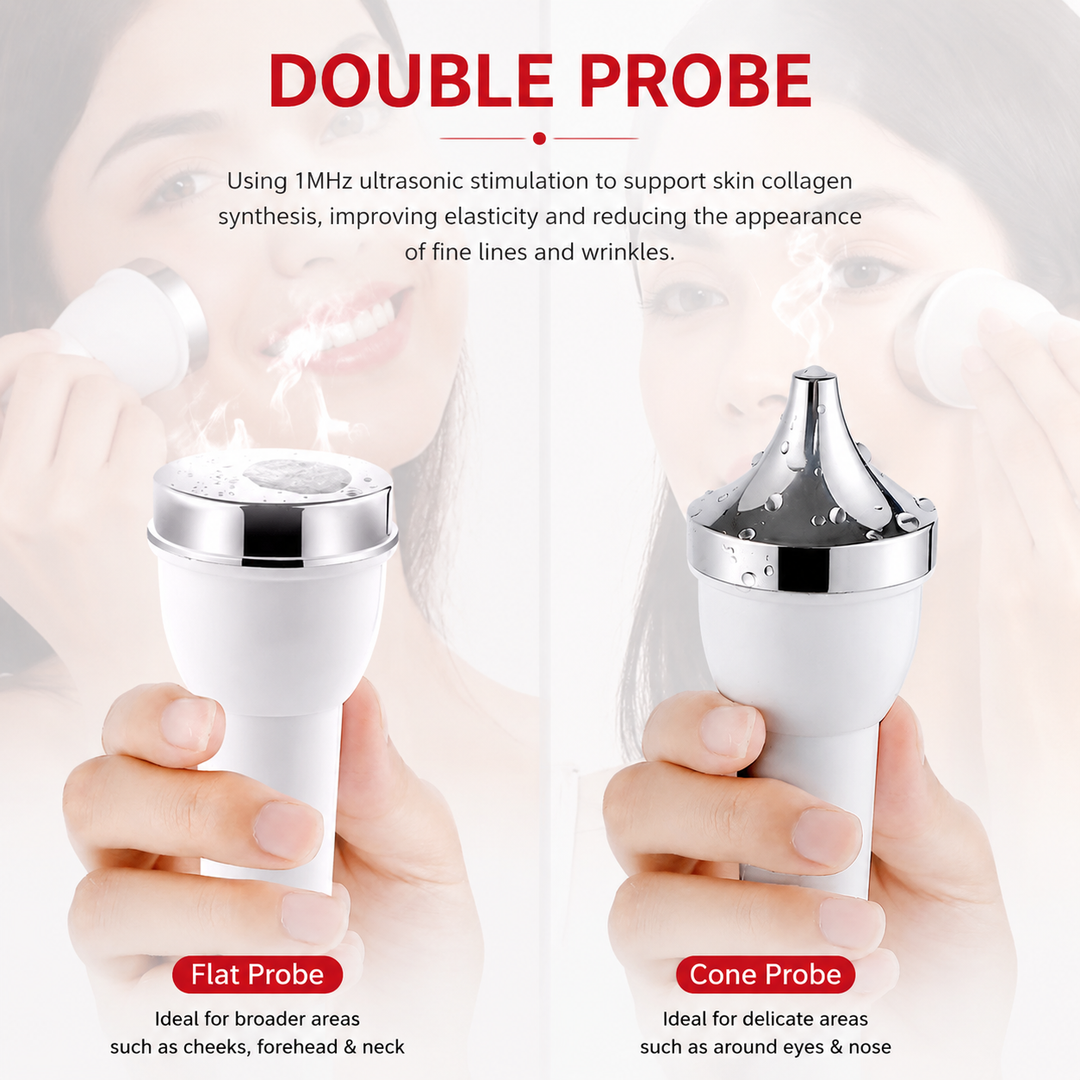 Premium Ultrasonic Beauty Device 1MHz Facial Massager Eye Face Care Machine Portable Skin Care Tool Ultrasonic Facial Massager Home Use Device