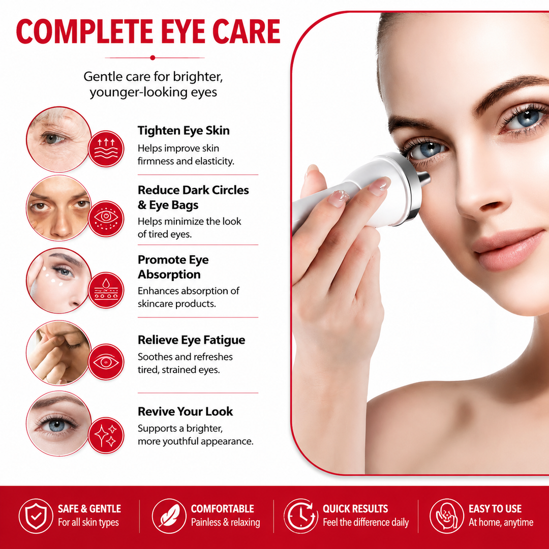 Premium Ultrasound Beauty Machine High Frequency Facial &amp; Eye Massager Ultrasonic Skin Cleansing Device Face Lifting SPA Skin Care Portable Beauty Tool