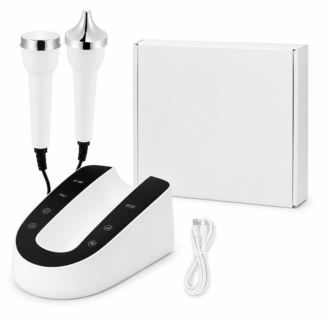 Premium Ultrasound Beauty Machine High Frequency Facial & Eye Massager Ultrasonic Skin Cleansing Device Face Lifting SPA Skin Care Portable Beauty Tool