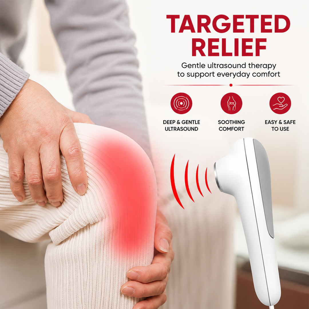 Premium Ultrasound Therapy Machine 1MHz Portable Physiotherapy Device for Joint Muscle Recovery Home Wellness Support Adjustable Power Levels Daily Use