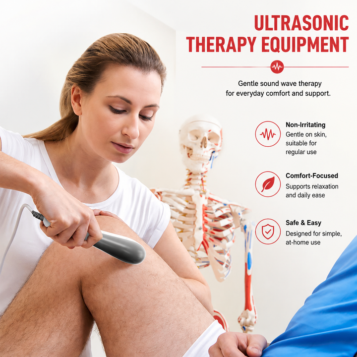 Premium Ultrasound Therapy Machine 1MHz Portable Physiotherapy Device for Joint Muscle Recovery Home Wellness Support Adjustable Power Levels Daily Use