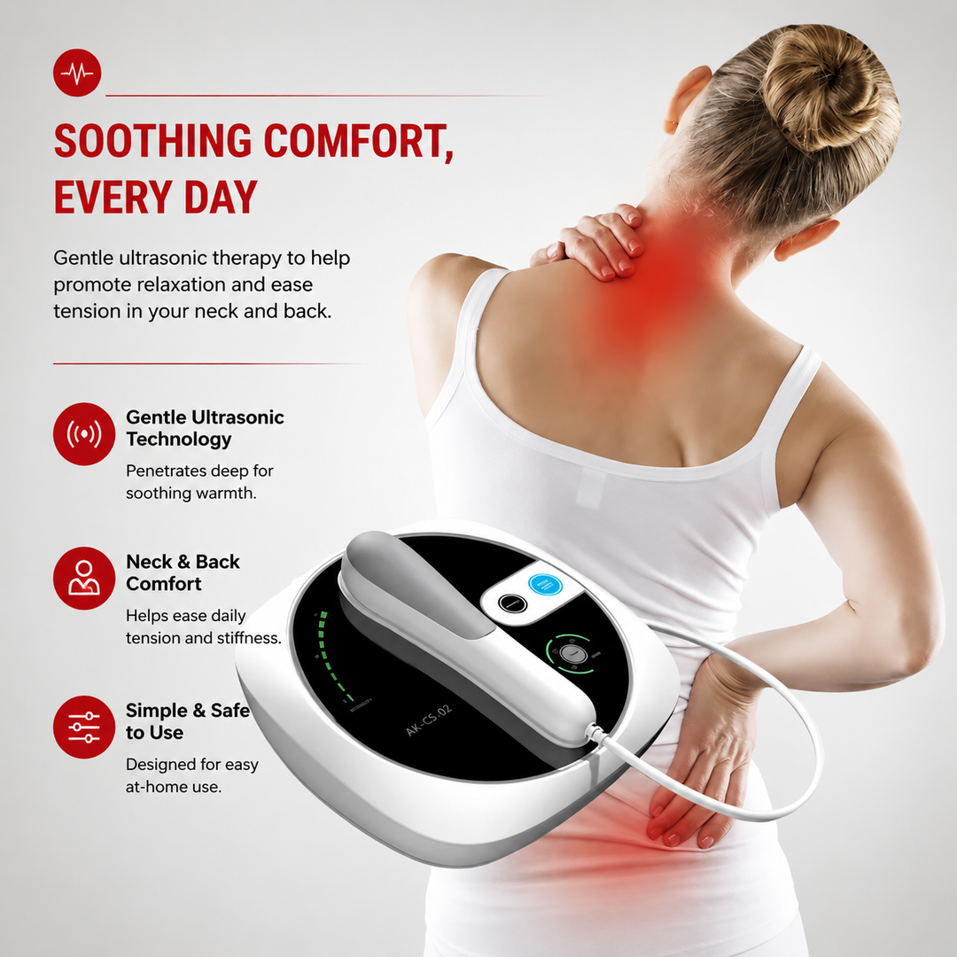 Premium Ultrasound Therapy Machine 1MHz Portable Physiotherapy Device for Joint Muscle Recovery Home Wellness Support Adjustable Power Levels Daily Use