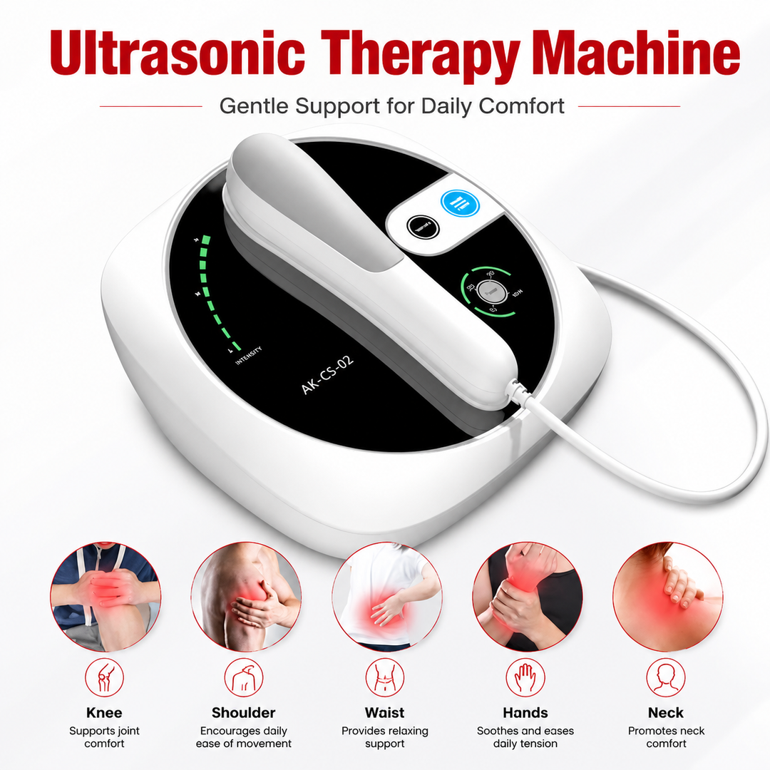 Premium Ultrasound Therapy Machine 1MHz Portable Physiotherapy Device for Joint Muscle Recovery Home Wellness Support Adjustable Power Levels Daily Use