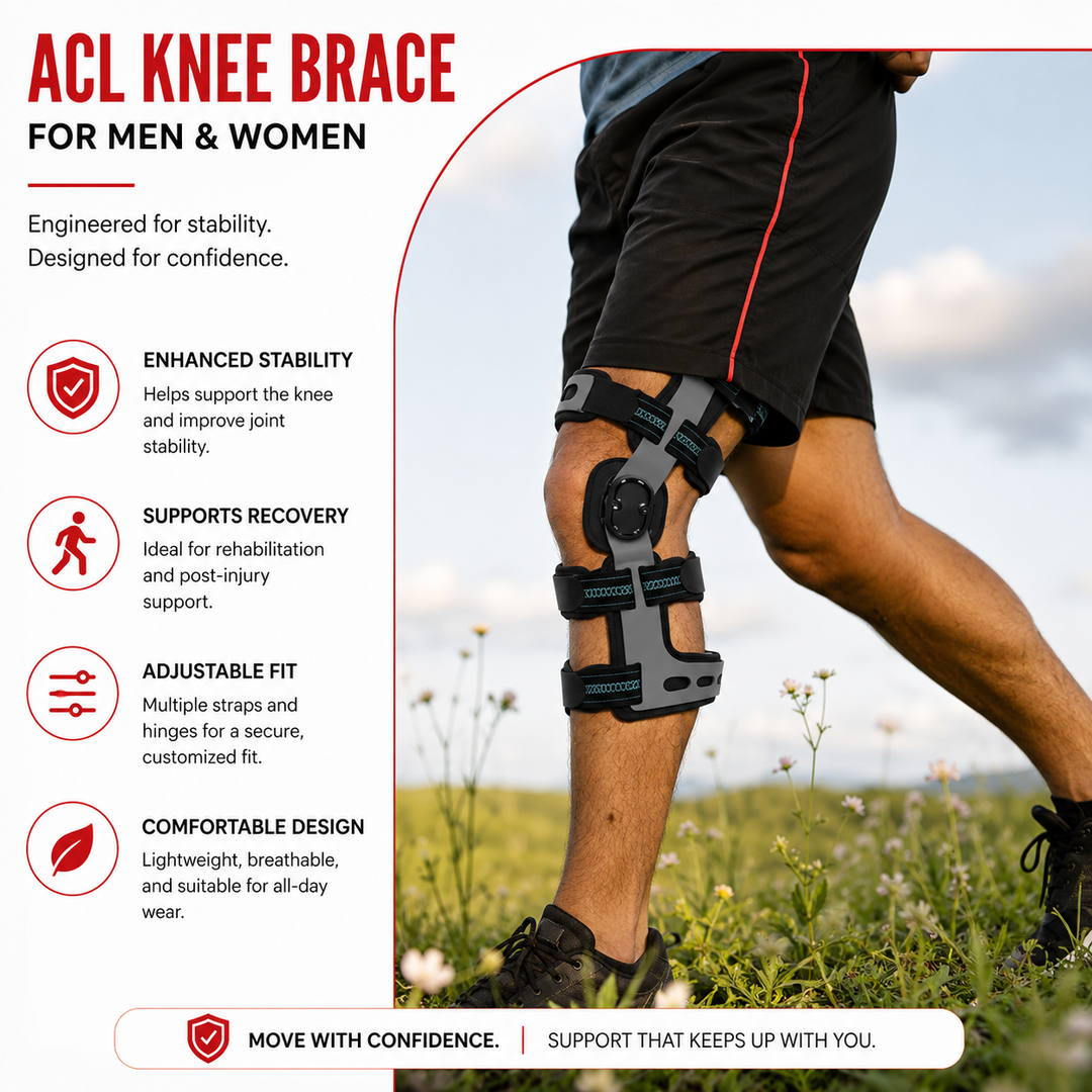 Premium Unloader Knee Brace Arthritis Pain Relief Knee Support ROM Stabilizer Adjustable Osteoarthritis Post Surgery Knee Brace FDA Registered