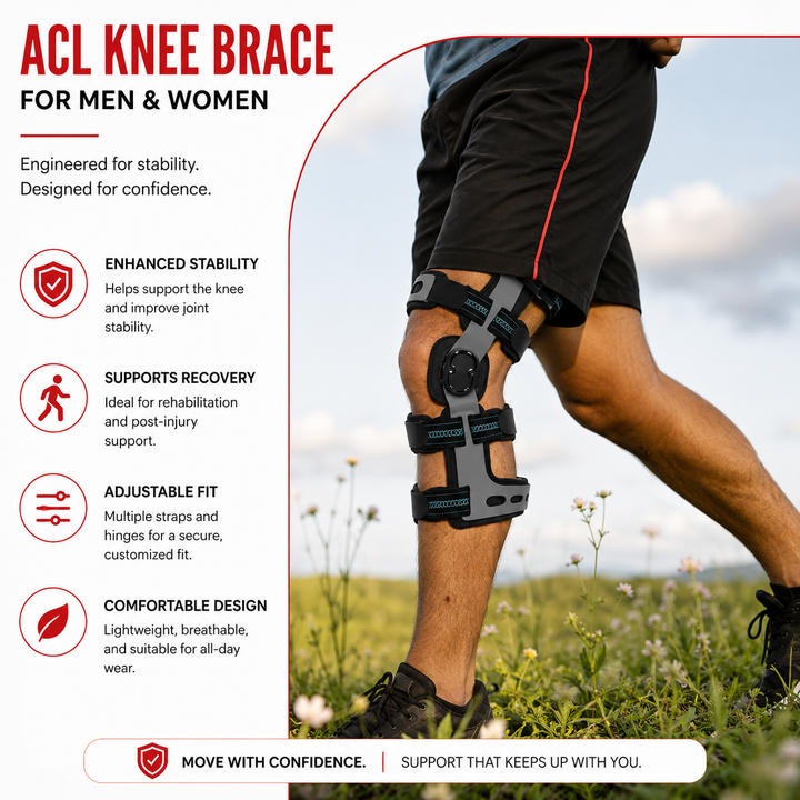 Premium Unloader Knee Brace Arthritis Pain Relief Knee Support ROM Stabilizer Adjustable Osteoarthritis Post Surgery Knee Brace FDA Registered