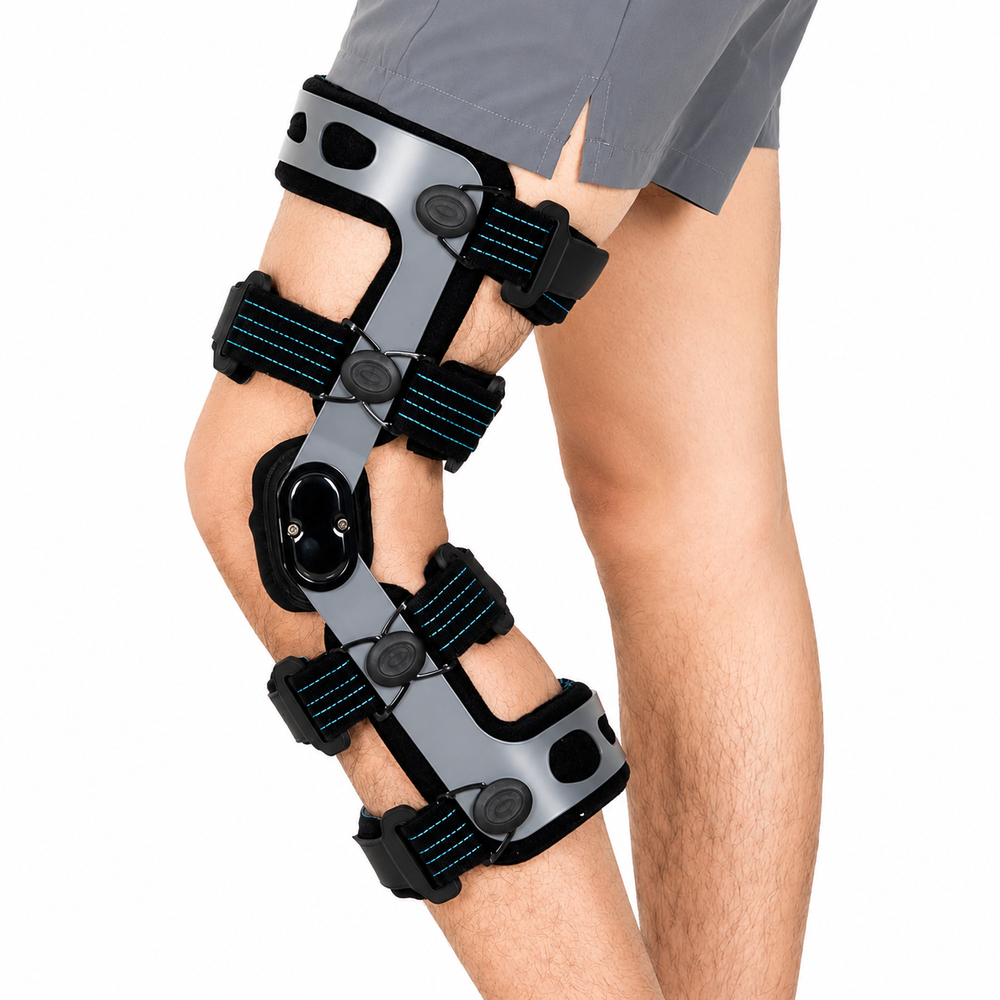 Premium Unloader Knee Brace Arthritis Pain Relief Knee Support ROM Stabilizer Adjustable Osteoarthritis Post Surgery Knee Brace FDA Registered