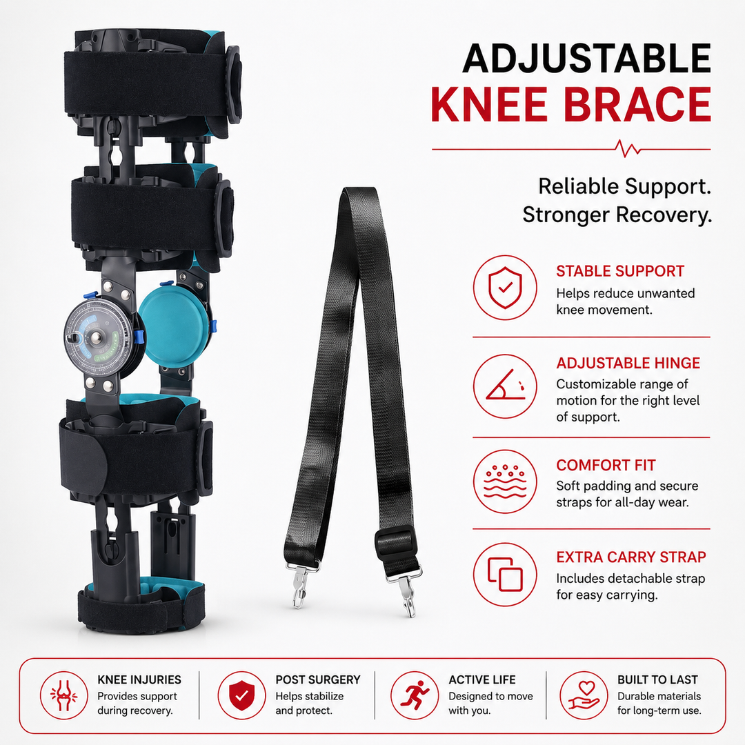 Premium Unloader Knee Brace Arthritis Pain Relief Knee Support ROM Stabilizer Adjustable Osteoarthritis Post Surgery Knee Brace FDA Registered