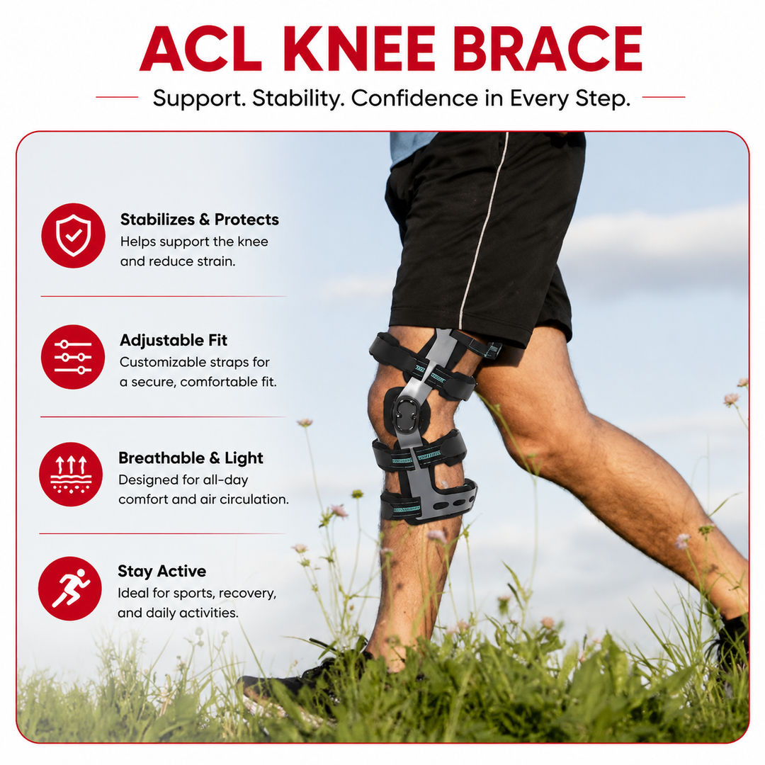 Premium Unloader Knee Brace Arthritis Pain Relief Knee Support ROM Stabilizer Adjustable Osteoarthritis Post Surgery Knee Brace FDA Registered