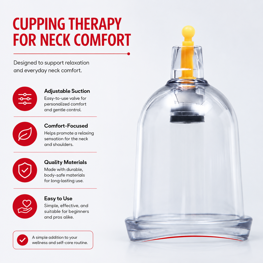Premium Vacuum Cupping Set Suction Cups Hand Pump Plastic Cups Massage Kit Portable Body Therapy Cups Home Clinic Daily Use Comfort Device