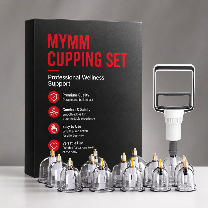 Premium Vacuum Cupping Set Suction Cups Hand Pump Plastic Cups Massage Kit Portable Body Therapy Cups Home Clinic Daily Use Comfort Device