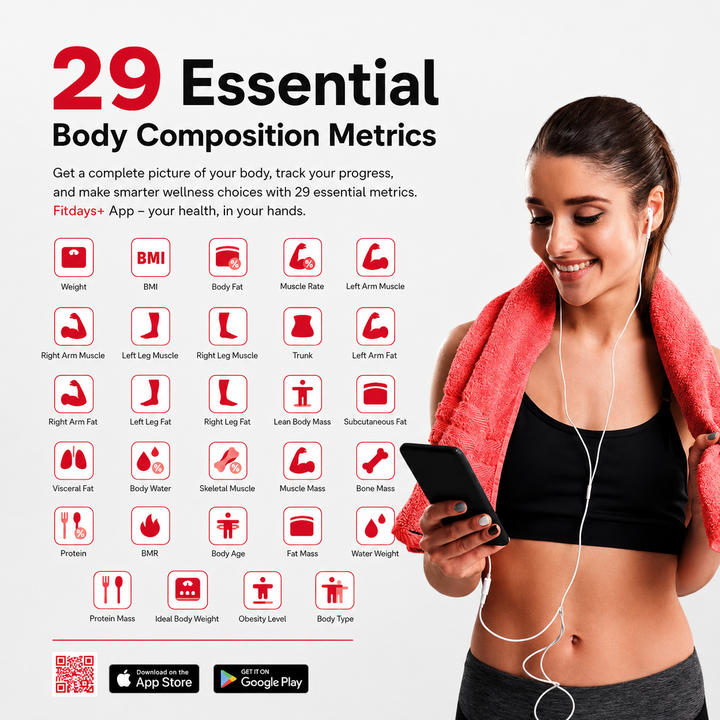 Premium Voice Broadcast Body Fat Scale 8 Electrode Smart Bioimpedance Analyzer BMI Muscle Fat Weight Health Tracker App Sync LCD Solar Scale