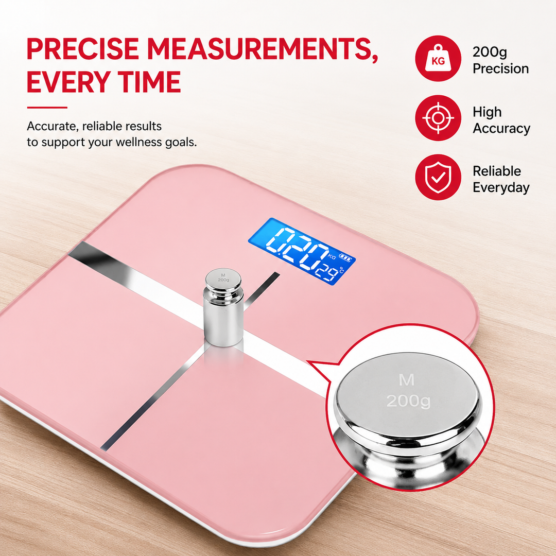 Premium Voice Broadcast Body Fat Scale 8 Electrode Smart Bioimpedance Analyzer BMI Muscle Fat Weight Health Tracker App Sync LCD Solar Scale