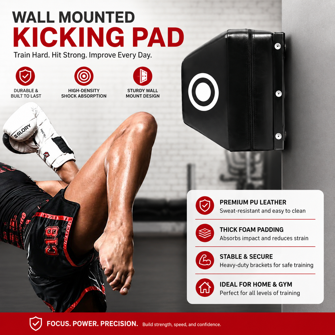 Premium Wall Mount Boxing Training Target Uppercut Punching Pad 4 Hit Points PU EVA Home Gym Boxing Trainer Space Saving Fitness Wall Bag