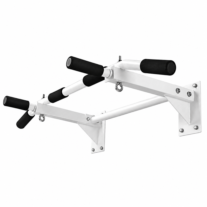 Premium Wall Mounted Pull-Up Bar Heavy Duty Chin-Up Bar Multi Grip Strength Training Home Gym Upper Body Core Workout Equipment 200KG Capacity