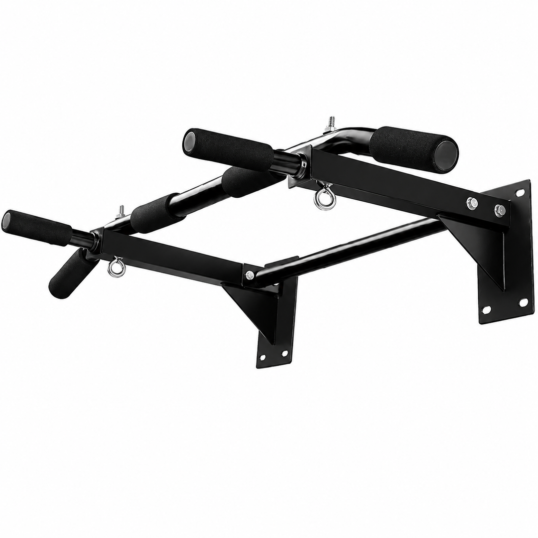 Premium Wall Mounted Pull-Up Bar Heavy Duty Chin-Up Bar Multi Grip Strength Training Home Gym Upper Body Core Workout Equipment 200KG Capacity