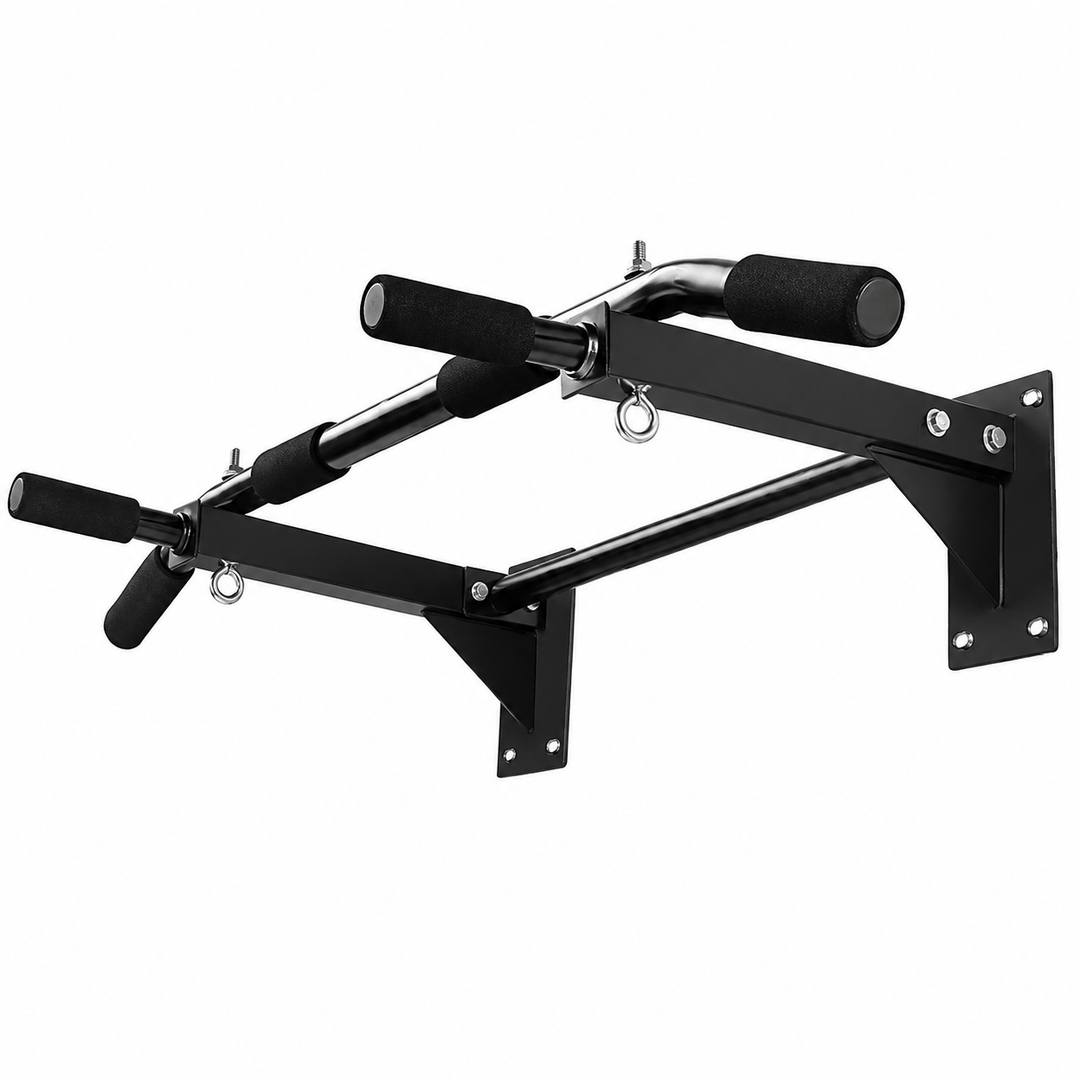 Premium Wall Mounted Pull Up Bar Multi Grip Chin Up Bar Heavy Duty 200KG Capacity Home Gym Fitness Bar Core Back Training Strength Equipment