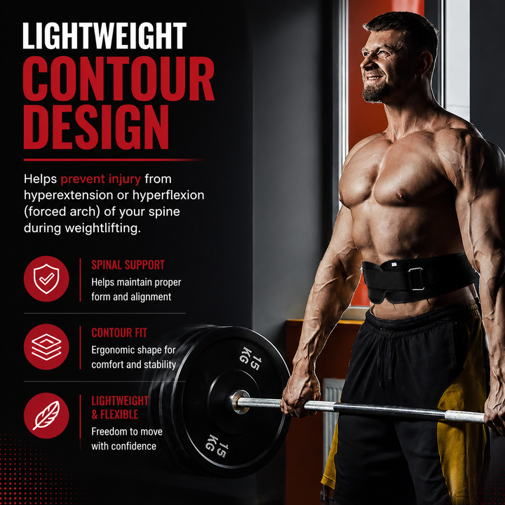 Premium Weight Lifting Belt Adjustable Nylon Lumbar Support Belt Breathable Mesh Gym Belt Squats Powerlifting Training Men Women S to XXL