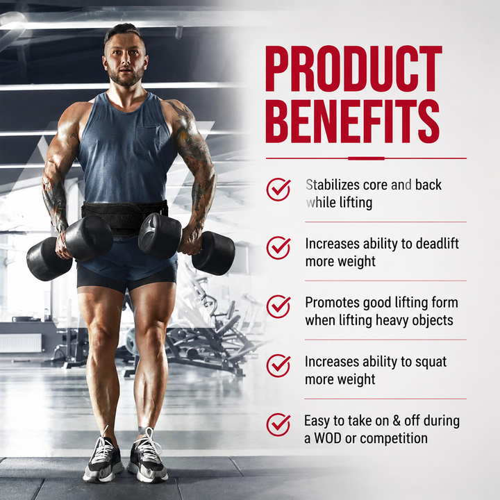 Premium Weight Lifting Belt Adjustable Nylon Lumbar Support Belt Breathable Mesh Gym Belt Squats Powerlifting Training Men Women S to XXL