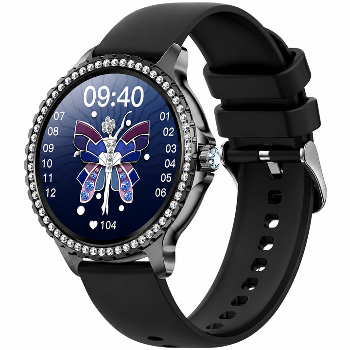 Premium Women Smartwatch Bluetooth Calling 1.32 Inch HD 360x360 IP67 Fitness Tracker Heart Rate Sleep Activity Tracker for iOS Android Daily Use