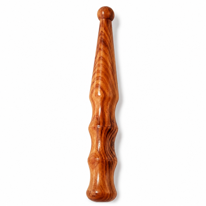 Premium Wooden Massage Roller Stick Natural Wood Body Massager Tool Portable Foot Roller Muscle Relaxation Stick Home Gym Travel Daily Use Comfort