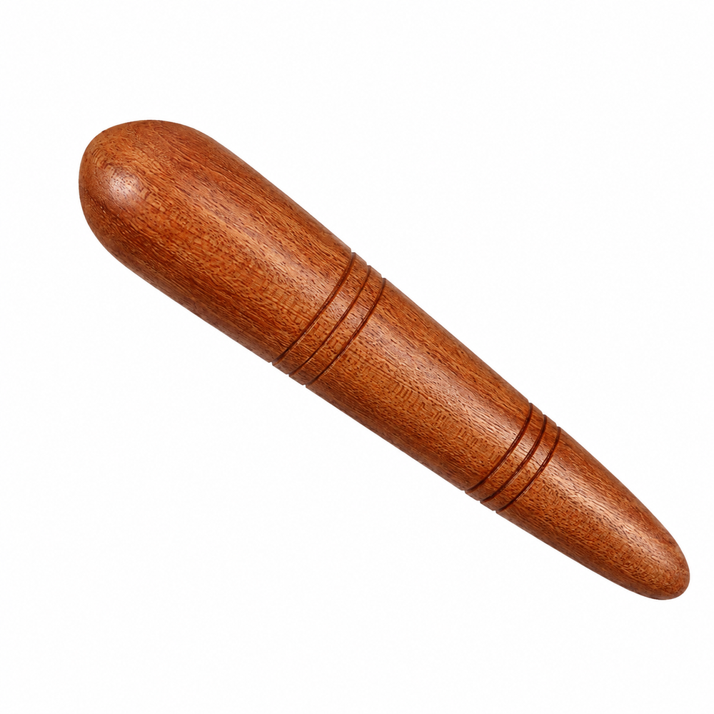 Premium Wooden Massage Roller Stick Natural Wood Body Massager Tool Portable Foot Roller Muscle Relaxation Stick Home Gym Travel Daily Use Comfort