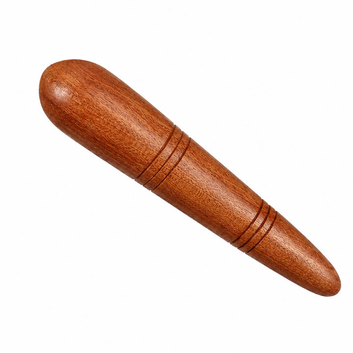 Premium Wooden Massage Roller Stick Natural Wood Body Massager Tool Portable Foot Roller Muscle Relaxation Stick Home Gym Travel Daily Use Comfort