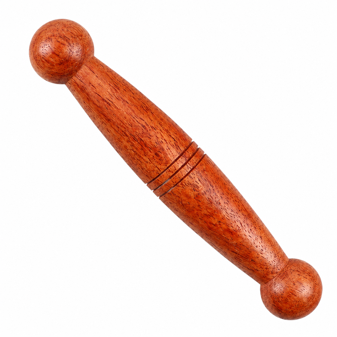 Premium Wooden Massage Roller Stick Natural Wood Body Massager Tool Portable Foot Roller Muscle Relaxation Stick Home Gym Travel Daily Use Comfort