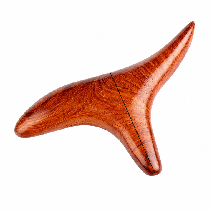 Premium Wooden Massage Tool Set Bamboo Gua Sha Foot Roller Stick Palm Massager Full Body Acupressure Therapy Tools Portable Home Gym Travel Wellness Kit