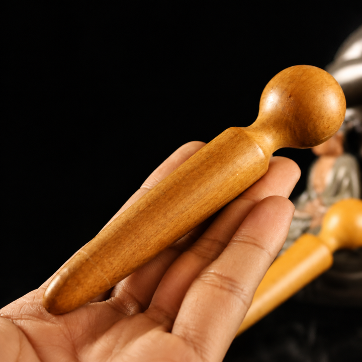 Premium Wooden Spa Massage Roller Stick Muscle Deep Tissue Body Massager Foot Back Cellulite Relief Relaxation Self Care Wellness Therapy Tool