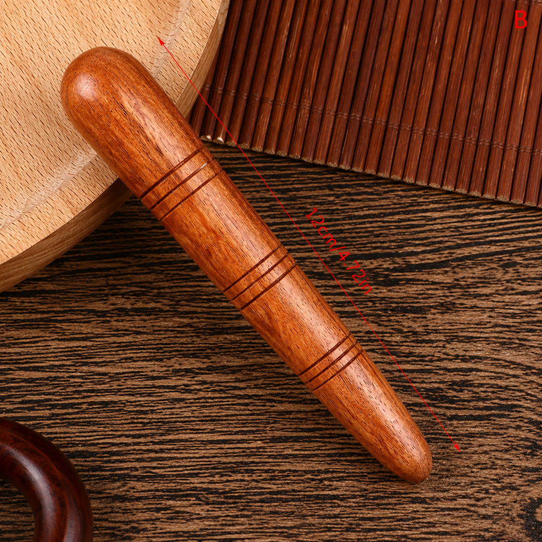 Premium Wooden Spa Massage Roller Stick Muscle Deep Tissue Body Massager Foot Back Cellulite Relief Relaxation Self Care Wellness Therapy Tool