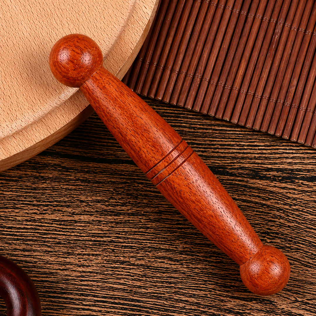 Premium Wooden Spa Massage Roller Stick Muscle Deep Tissue Body Massager Foot Back Cellulite Relief Relaxation Self Care Wellness Therapy Tool