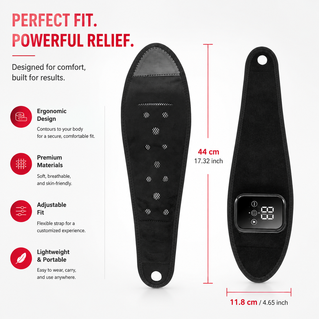Premium Wrist Massager with Heat Electric Heated Wrist Brace Vibration Therapy Adjustable Strap Auto Timer Wrist Pain Relief Support Device