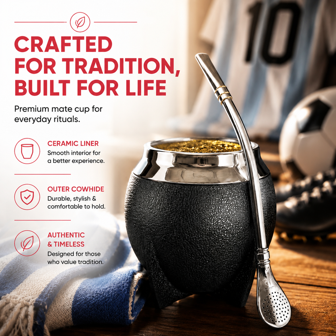Premium Yerba Mate Gourd Set Insulated Stainless Steel Mate Cup with Bombilla Straw Cleaning Brush 10oz Travel Tea Mug Portable Drinkware Set