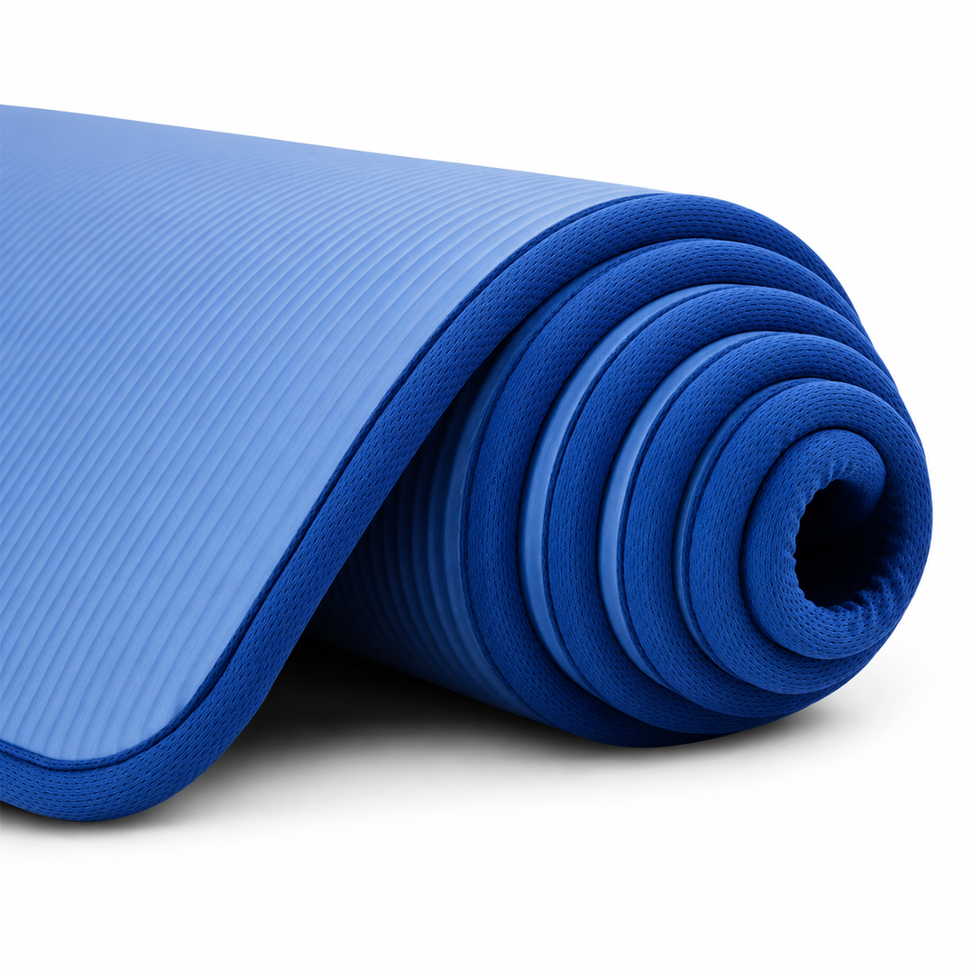 Premium Yoga Mat 10mm Extra Thick Non Slip Exercise Mat 183x61cm NRB Material Reversible Fitness Mat for Yoga Pilates Home Gym Workout Daily Use